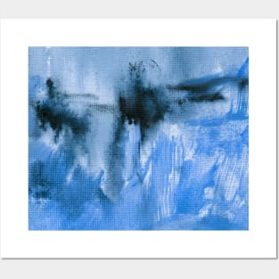 Abstract Oil Painting Classic Blue 12c15 Posters and Art